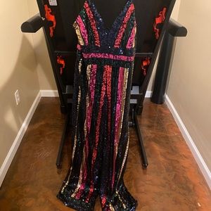 Express Sequin Jumpsuit